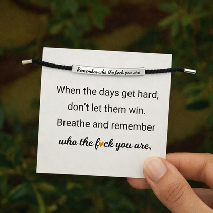 Náramek „Don’t Let The Hard Days Win“